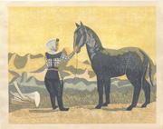 Girl and Horse from the series Daughters of the Field